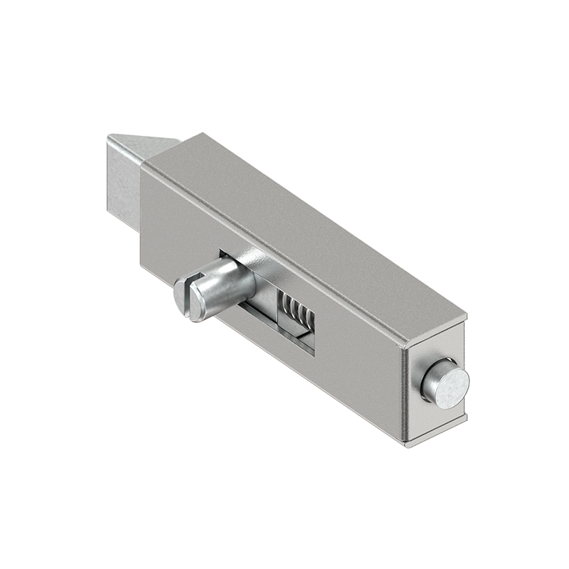 Slam lock, steel, weld-on, length=58, width=16, height=17,2, version 2