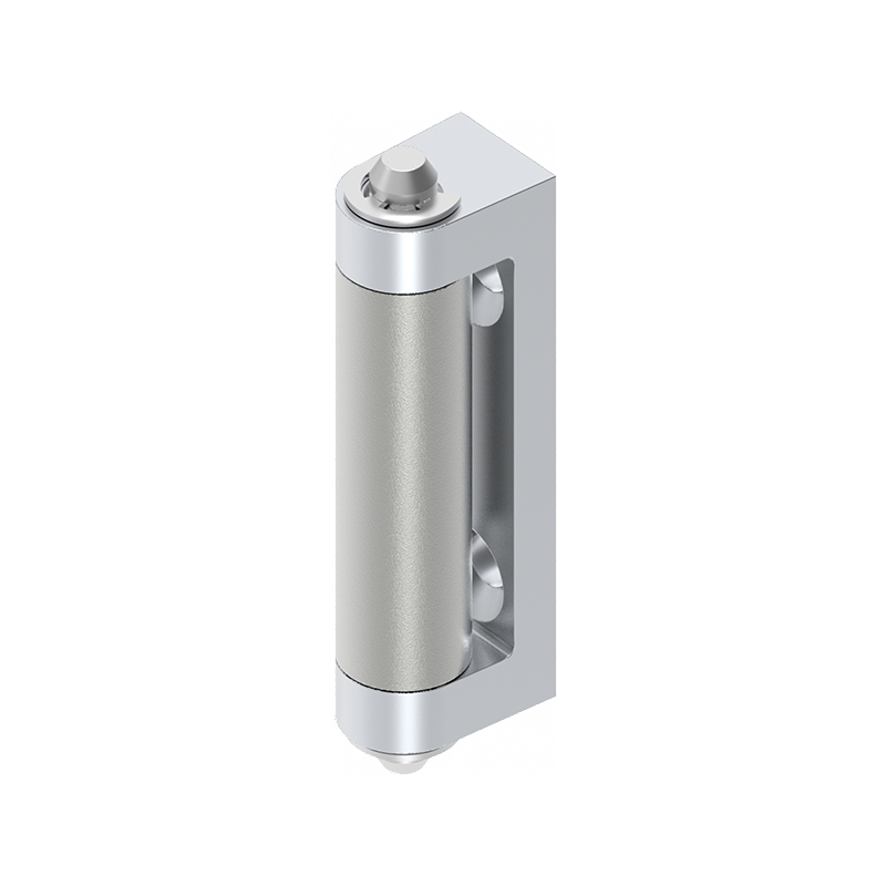 Cabinet hinge, die-cast zinc, chrome plated, flush door - visible, loose pin, L=60, B=14, H=19,5