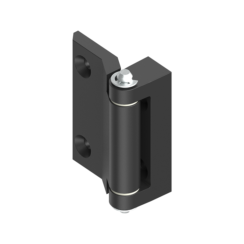 Cabinet Hinge, die-cast zinc, prominent door - visible, fixed pin, L=60, B=47, H=26