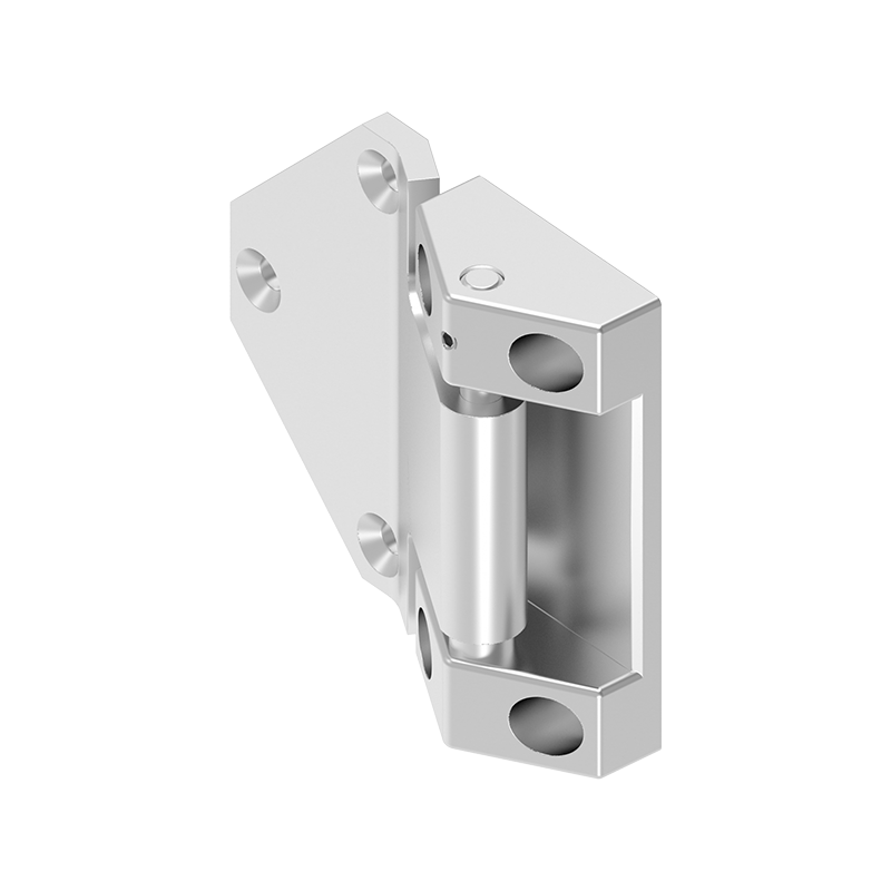 Cabinet Hinge, acid proof stainless steel, prominent door - visible, fixed pin, L=100, B=114, H=28