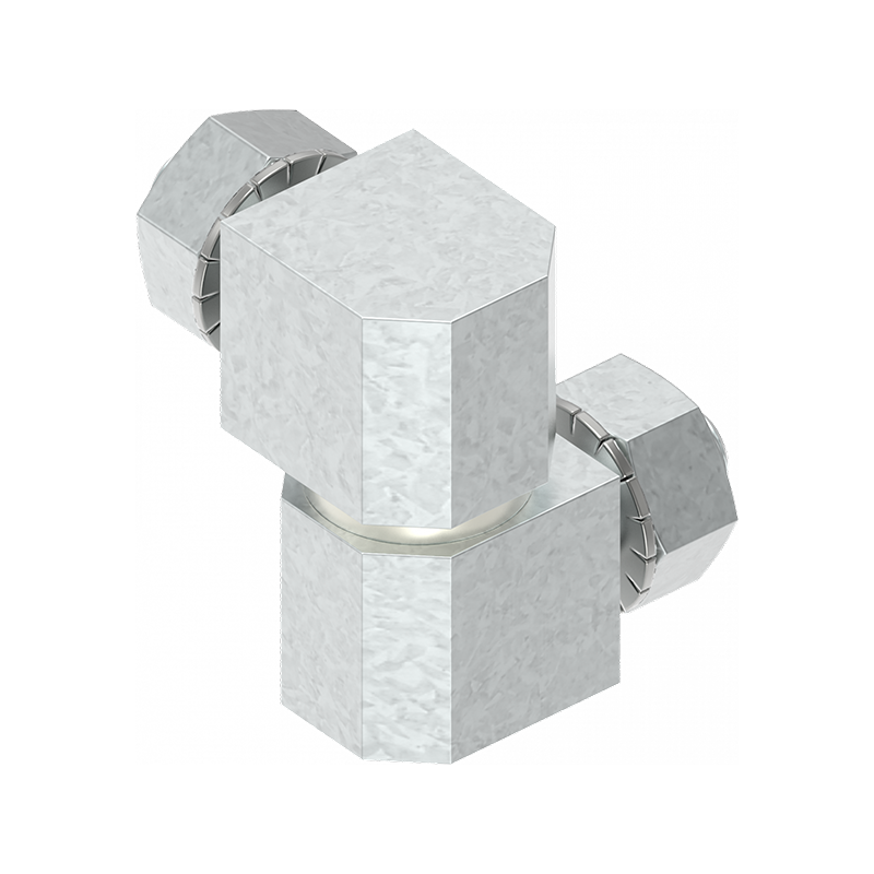 Cabinet hinge, steel, flush door - visible, fixed pin, L=25,6, B=12, H=13,5