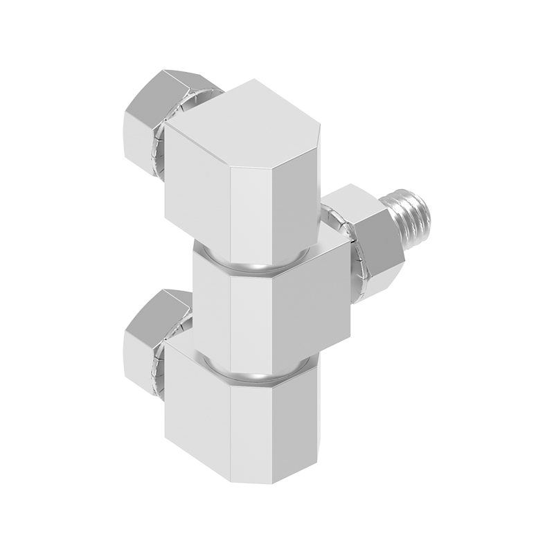 Cabinet Hinge, stainless steel, flush door - visible, fixed pin, L=39,2, B=13,5, H=12