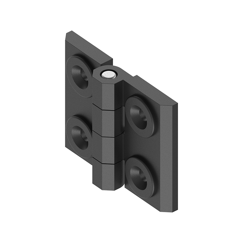 Cabinet Hinge, die-cast zinc, prominent door - visible, fixed pin, L=60, B=76, H=16,7