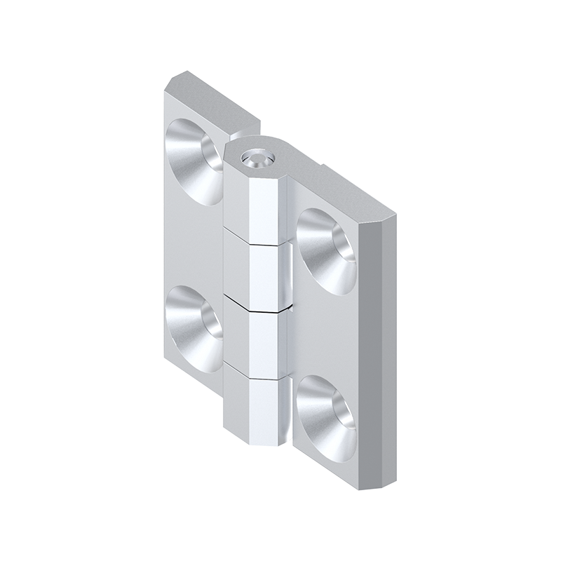 Cabinet Hinge, die-cast zinc, prominent door - visible, fixed pin, L=40, B=40, H=9
