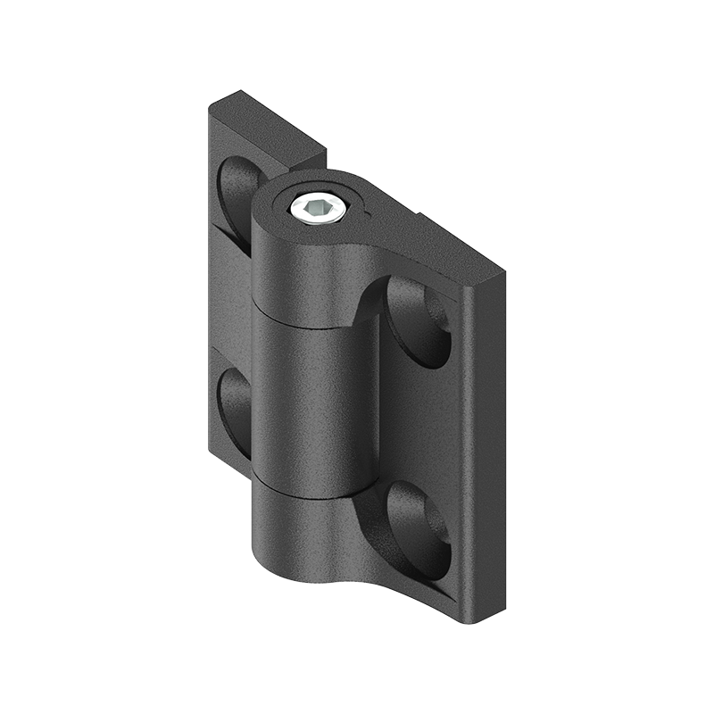Friction hinge, die-cast zinc,  adjustable, L=40, B=40, H=13,5