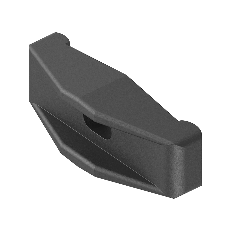 Bridge clamp, glass fiber reinforced polyamide, length=80, width=29, height=24