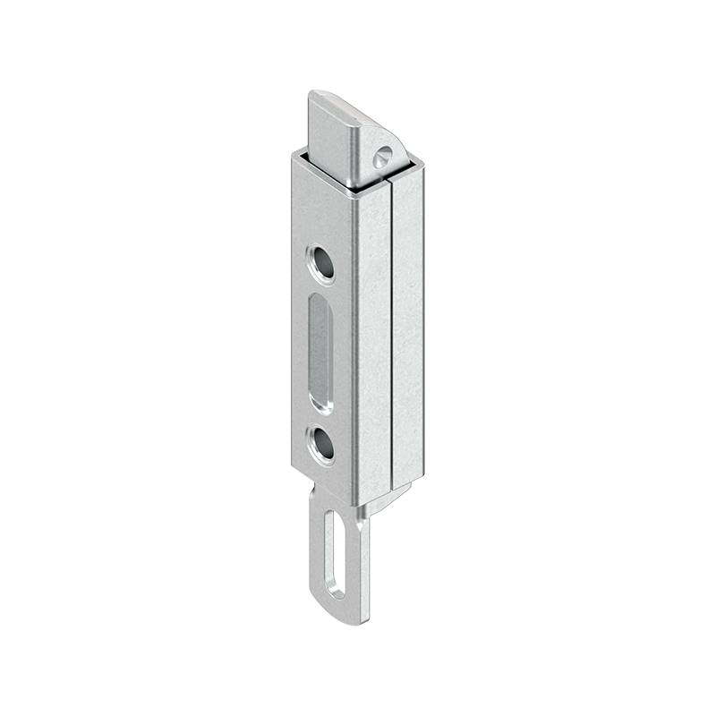 Slam lock, steel, screw mounting, length=124, width=21, height=19,5