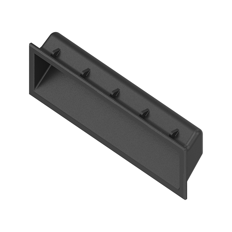 Flush Handles, snap-in, glass fiber reinforced polyamide, H= 35,5mm, B= 137,5mm, Ts= 0,8-1,2mm