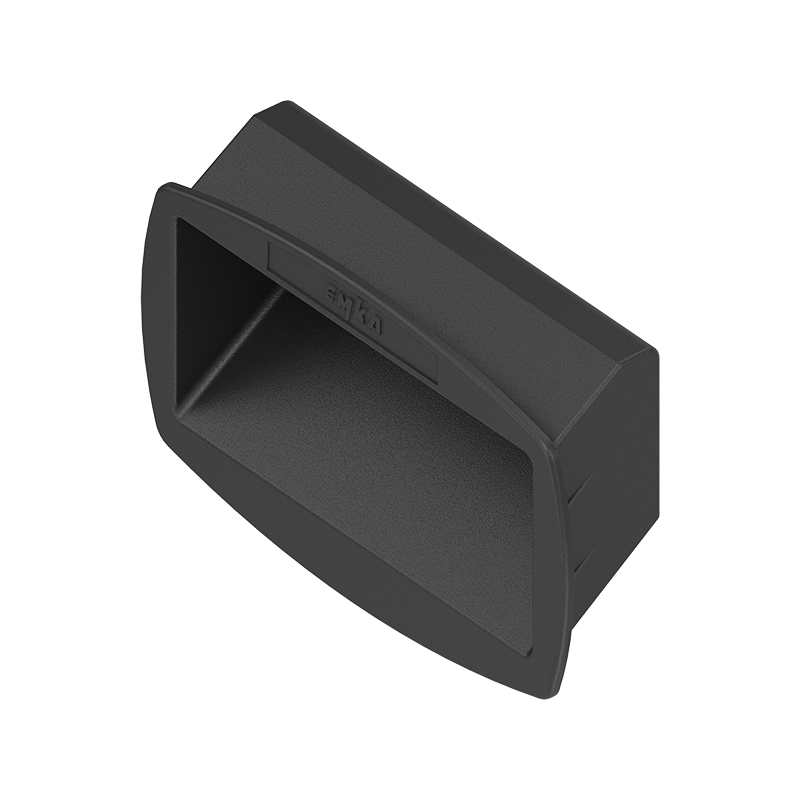 Flush Handles, snap-in, polyamide, H= 67mm, B= 113mm, Ts= 1,2-1,6mm