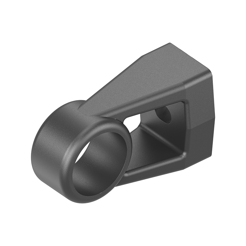 Tube stay, glass fiber reinforced polyamide, B=46 mm, H= 80 mm and D= 30 mm