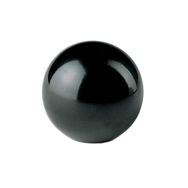 Ball knobs, duroplast, female thread M12, D=45mm, H=43mm