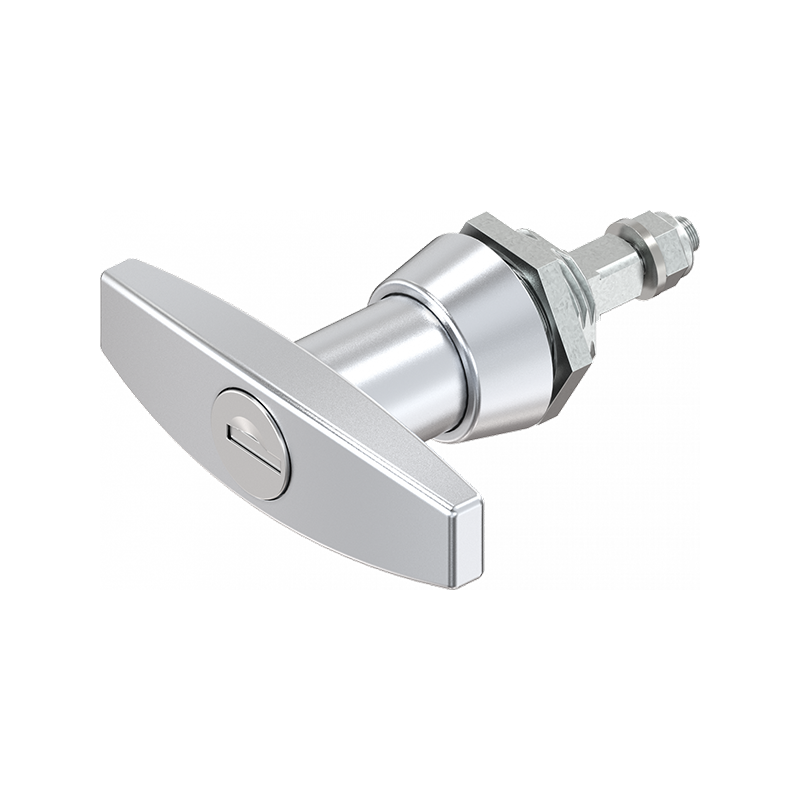 T-handle, die-cast zinc, screw-on, L=78, A-dimension=20, Keyed alike EK333