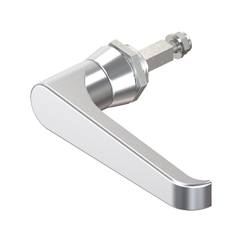 L-handle, die-cast zinc, screw-on, L=105, A-dimension=26, Non locking