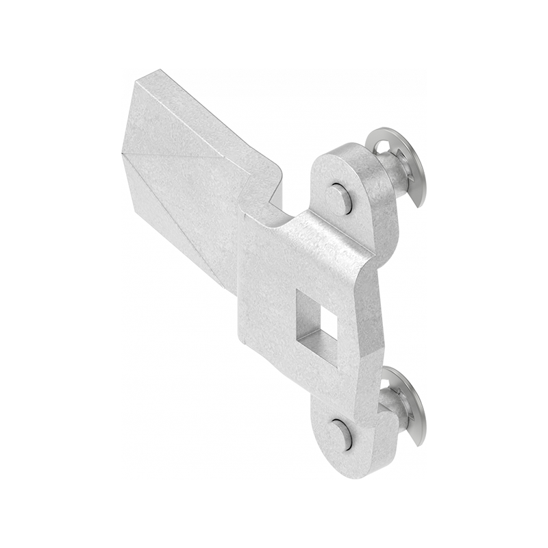 Cam, rod control, steel, L=45, B=20, offset height=7 mm