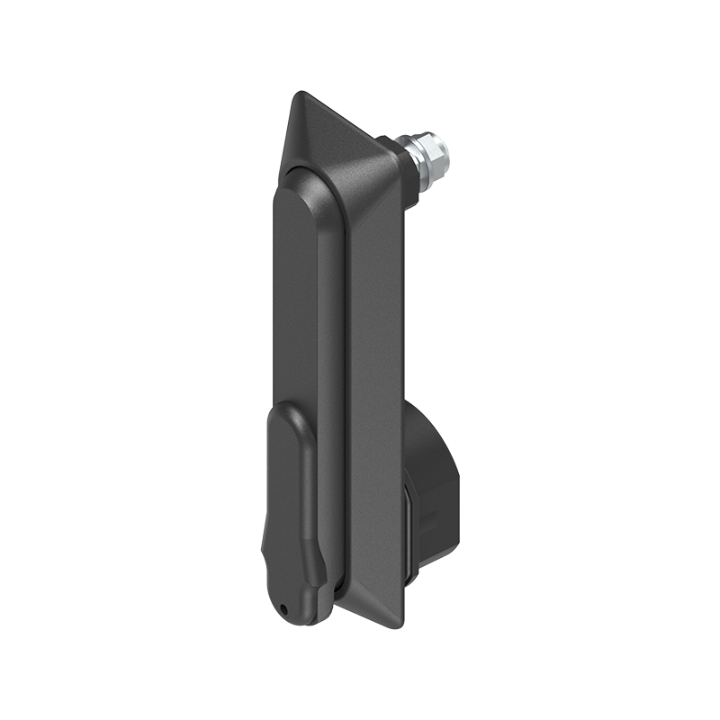 Swinghandle, glass fiber reinforced polyamide, profile half cylinder 40mm, L=165, B=50, H=20, Plate thickness=2-12