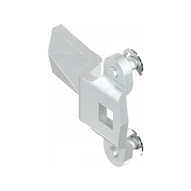 Cam, rod control, steel, L=45, B=20, offset height=10 mm