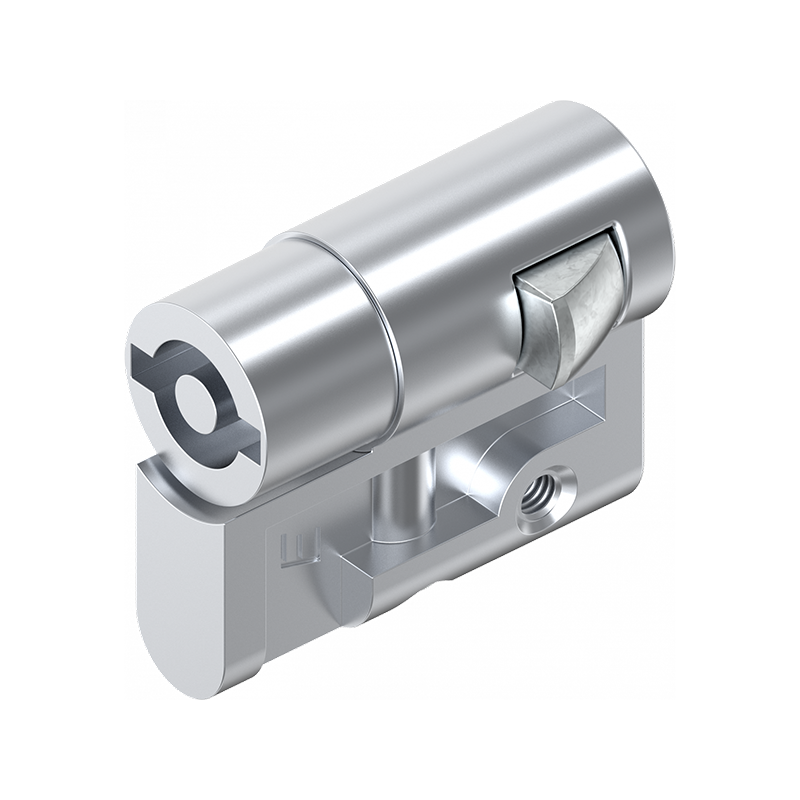 Profile half cylinder, die-cast zinc, din 5, L=40