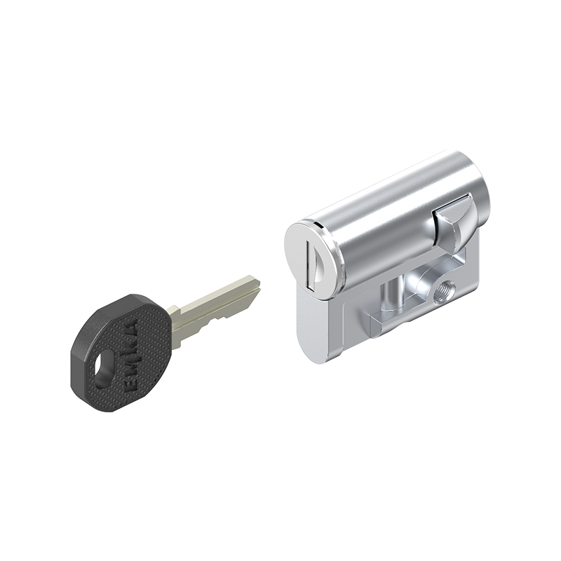 Profile half cylinder, die-cast zinc, cylinder lock, L=40