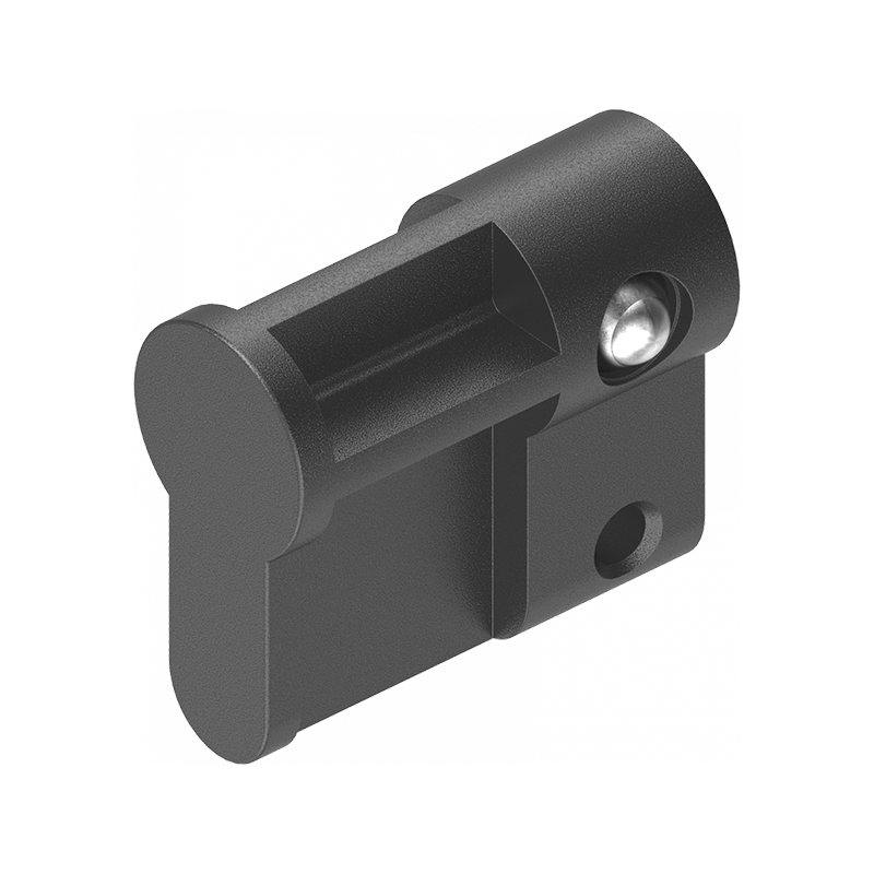 Blind cylinder, glass fiber reinforced polyamide, L=37, A-measure=30