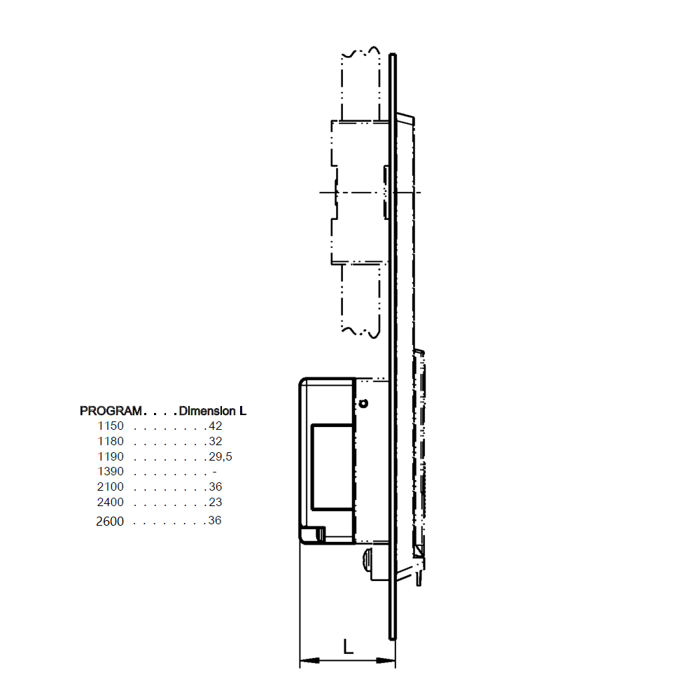 Locking set, glass fiber reinforced polyamide, cylinder lock