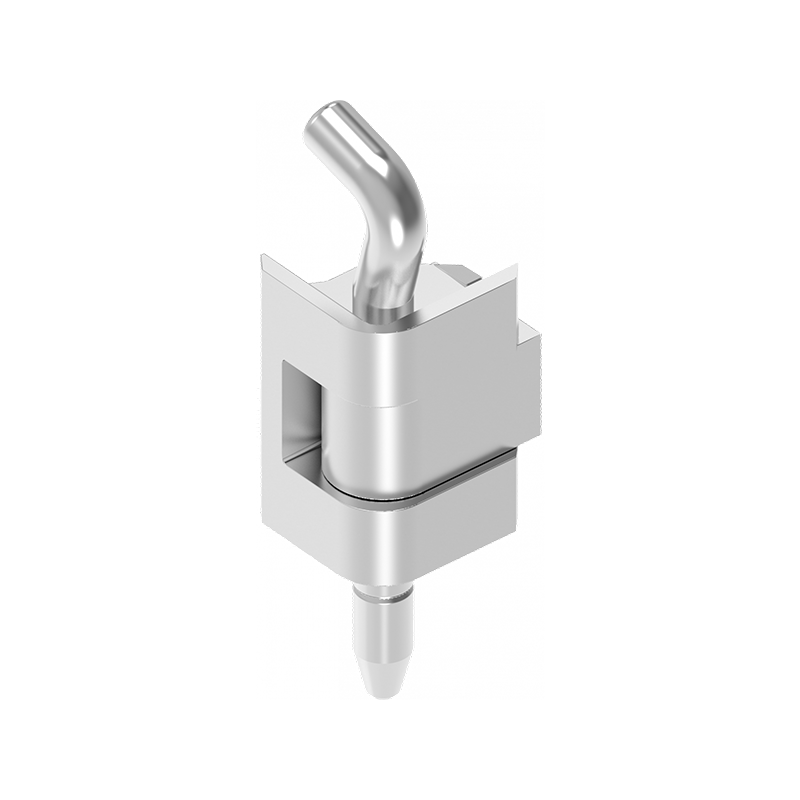 Cabinet hinge, acid proof steel, flush door - visible, loose pin, L=30, B=19, H=22