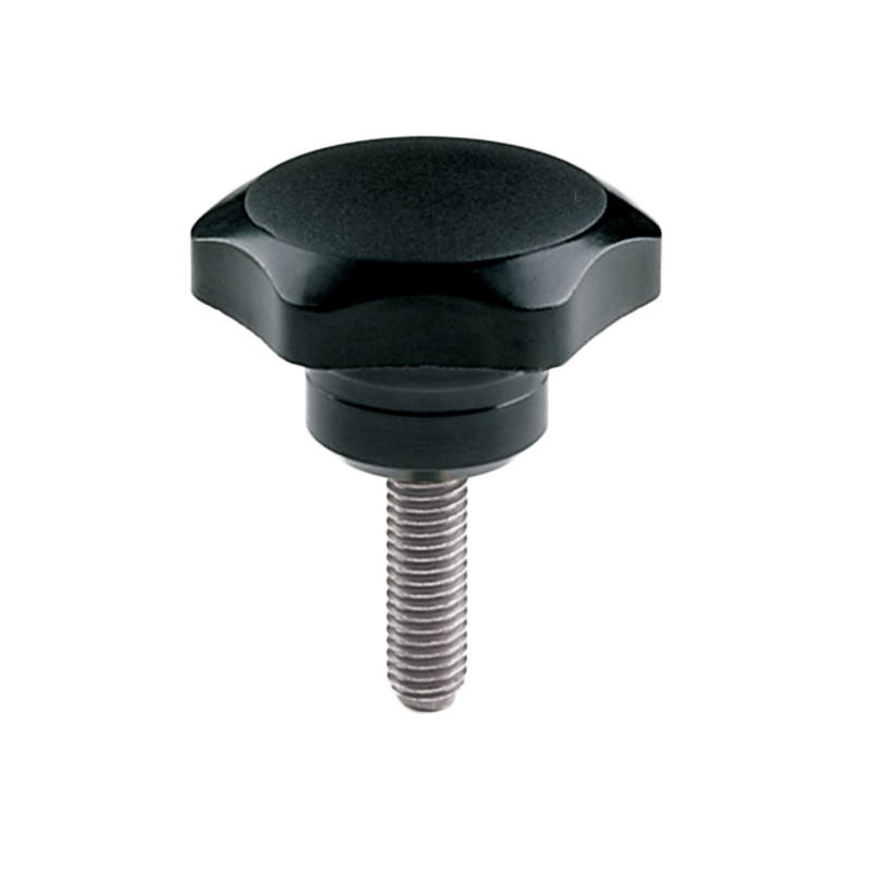 Star Knob, duroplast, male thread M10, D=44 mm, H=27mm