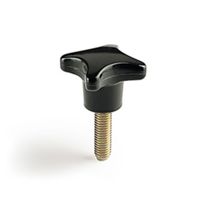 Star knob, duroplast, male thread M5, D=20 mm, H=14mm