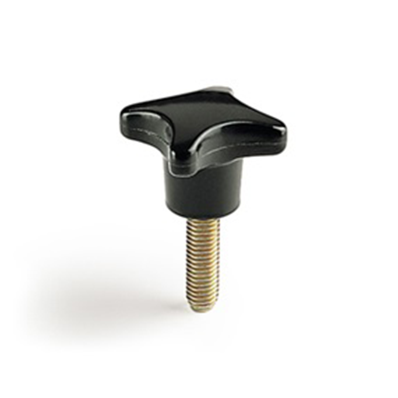 Star knob, duroplast, male thread M6, D=32 mm, H=20mm