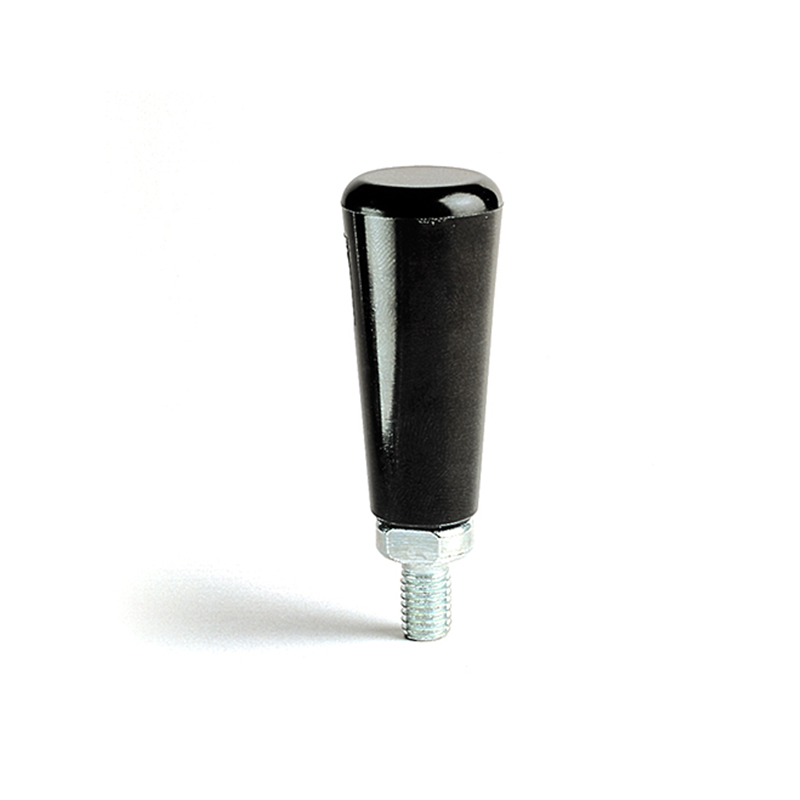 Conical knobs, duroplast, male thread M10, D=25mm, H=76mm