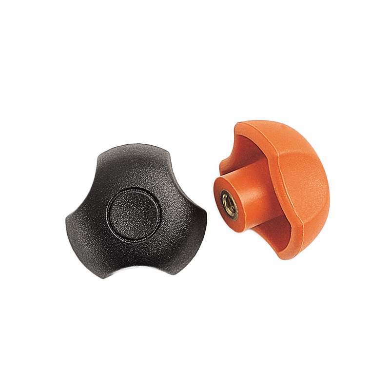 Star Knob, glass fiber reinforced polyamide, female thread M12, D=63 mm, H=40mm