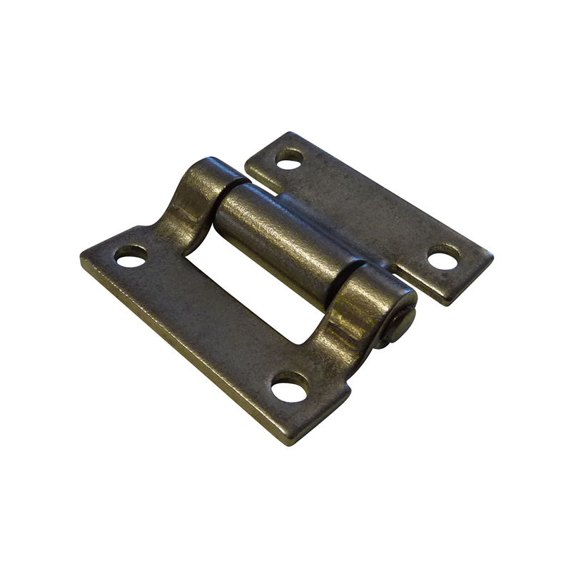 Butt hinge w/holes, stainless steel, L=59, B=60, T=4