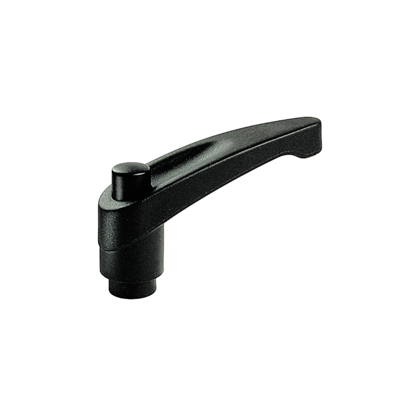 Clamping handle, glass fiber reinforced polyamide, female thread M10, L=98mm, H=63mm