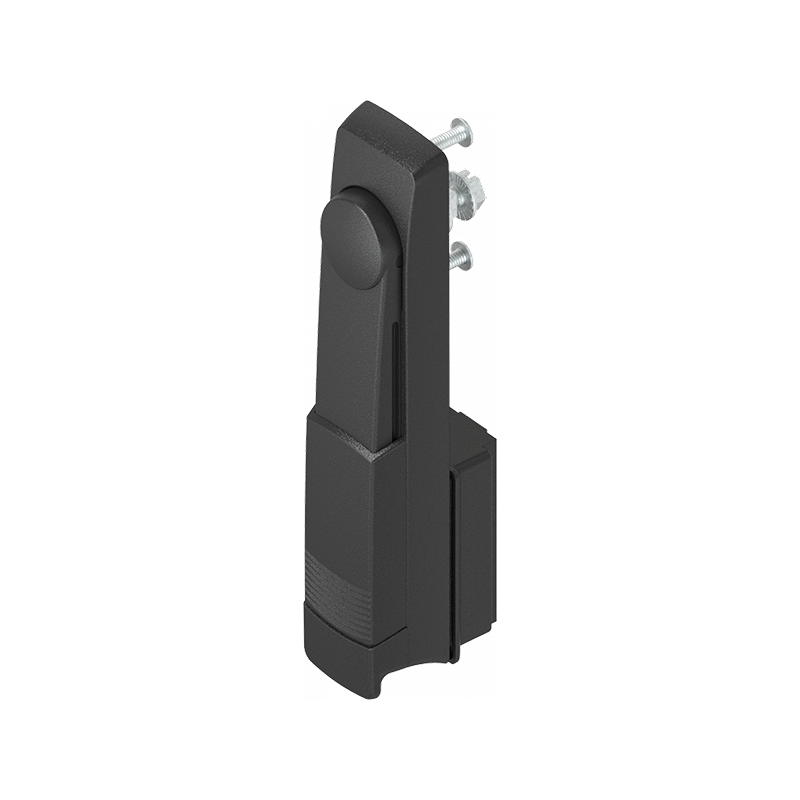 Swinghandle, glass fiber reinforced polyamide, profile half cylinder 40mm, L=160, B=35, H=24, Plate thickness=1,5-2