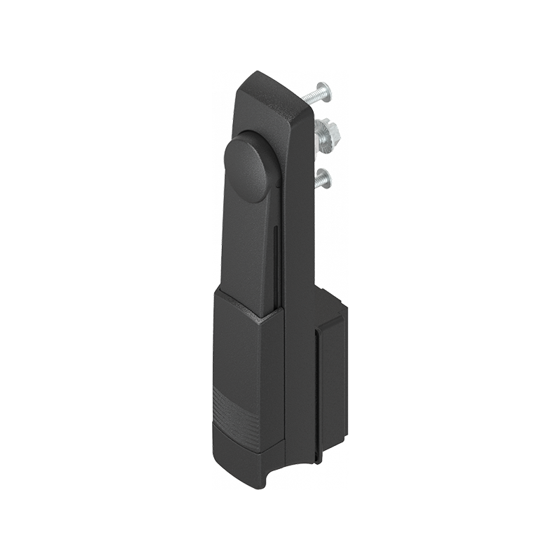 Swinghandle, glass fiber reinforced polyamide, cylinder lock, L=160, B=35, H=24, Plate thickness=1,5-2