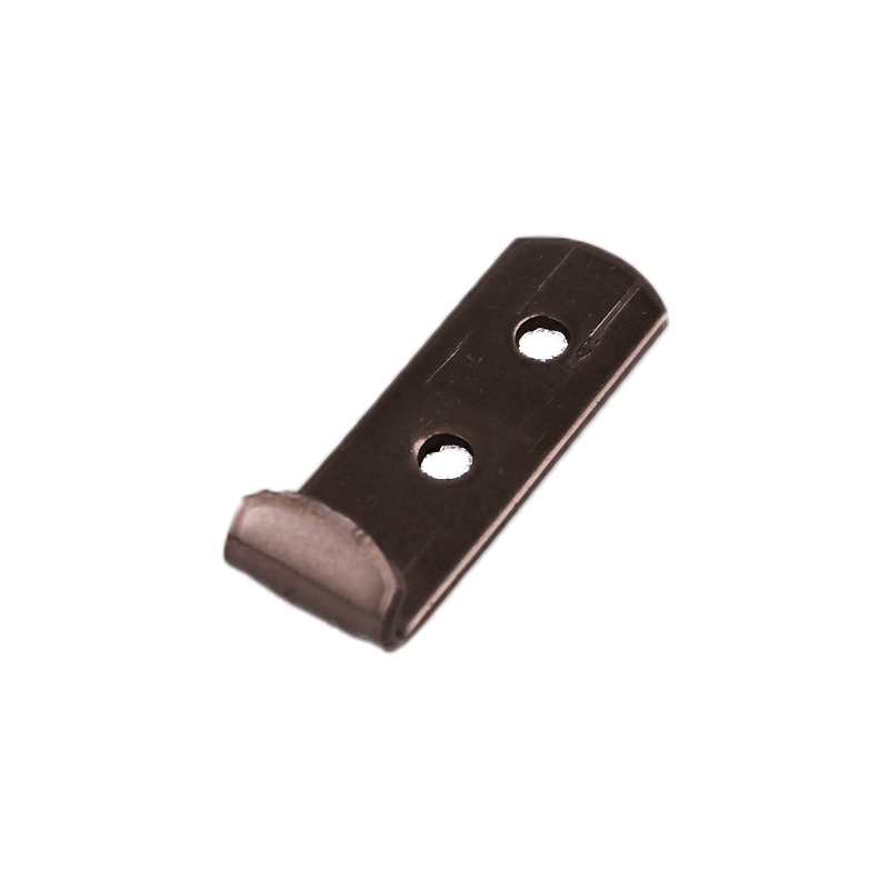 Catch plate, ubehandlet stainless steel, flat mounting, L=35mm, B=12mm, H=9,1mm