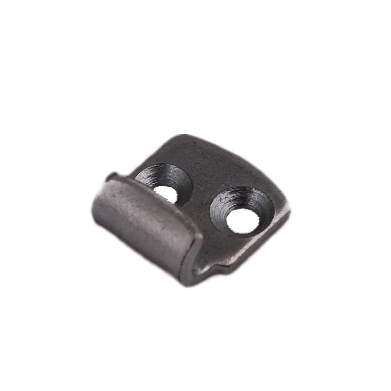 Catch plate, electro zinc plated steel, flat mounting, L=16,3mm, B=15,3mm, H=8,3mm