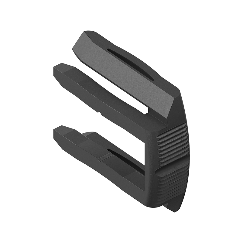 Locking clips for housings for quick mounting, glass fiber reinforced