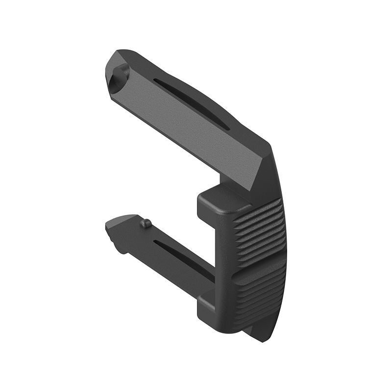 Locking clips for housings for quick mounting, glass fiber reinforced polyamide, series 1500, plate thickness=1,5-2mm