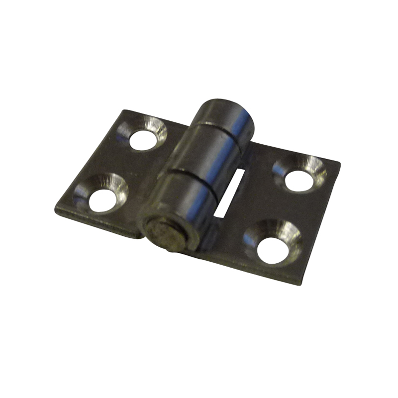 Butt hinge w/holes, stainless steel, L=25, B=40, T=2