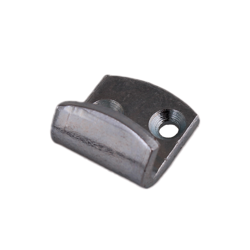 Catch plate, electro zinc plated steel, flat mounting, L=18,1mm, B=18,5mm, H=11,2mm