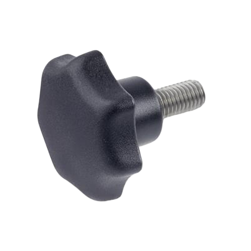 Star Knob, polyamide, male thread M10, D=50 mm, H=32mm