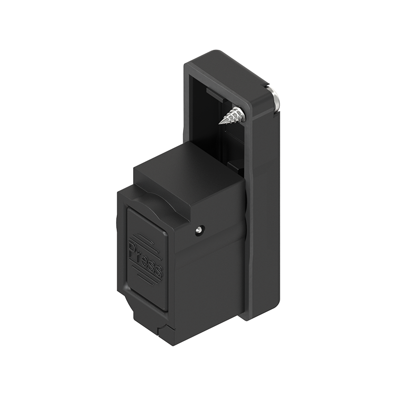 Locking set, glass fiber reinforced polyamide, push button