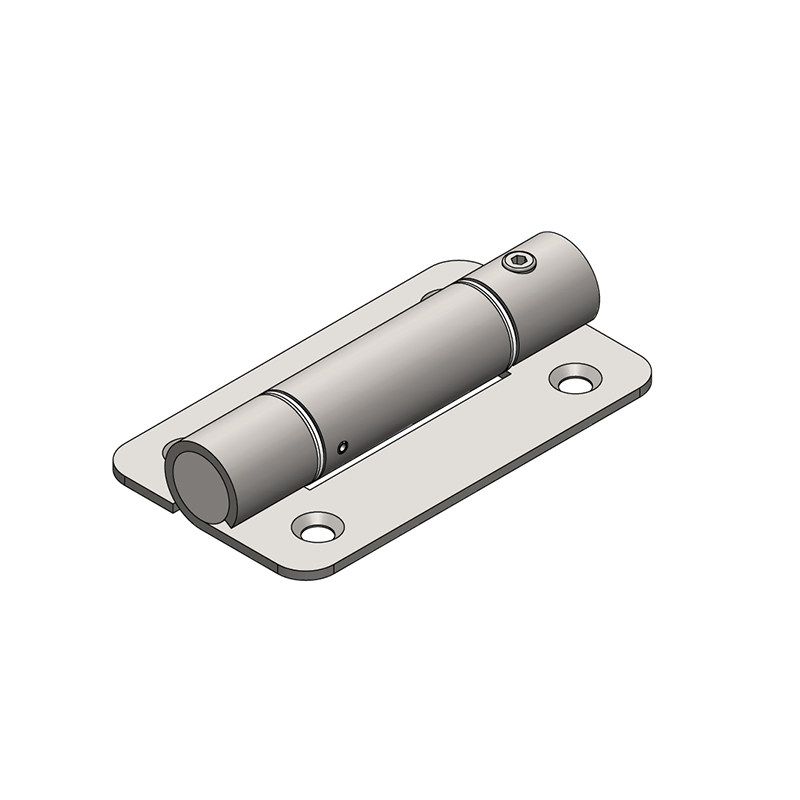 Spring hinge, steel, both directions, adjustable, L=90, B=52, H=18