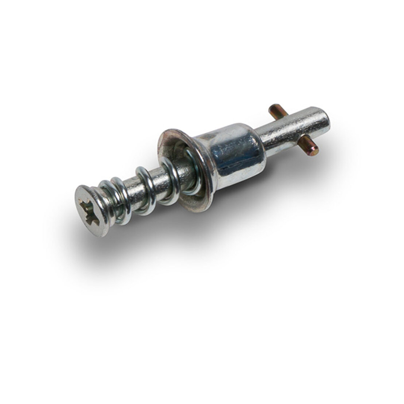 Locking bolt, steel, electro zinc plated surface, shaft length=17,2mm, clamping width=4,5-5,25mm