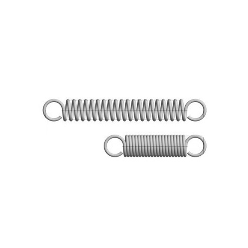 Extension spring, stainless steel, d=1,2mm, Dm=11,8mm, Lo=48,2mm
