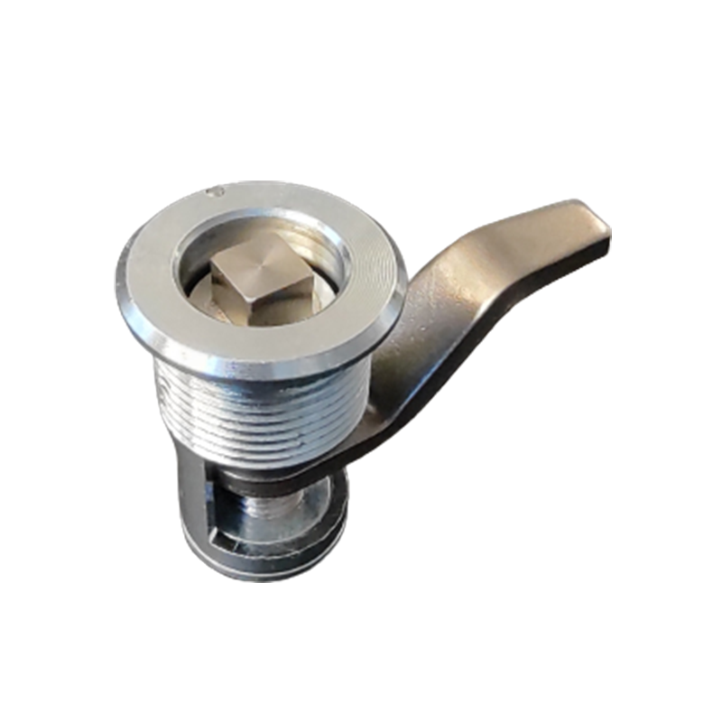 Compression latch, insert 360°+, brass, Square 8, stroke=7mm, hole distance=9-16mm adjustable