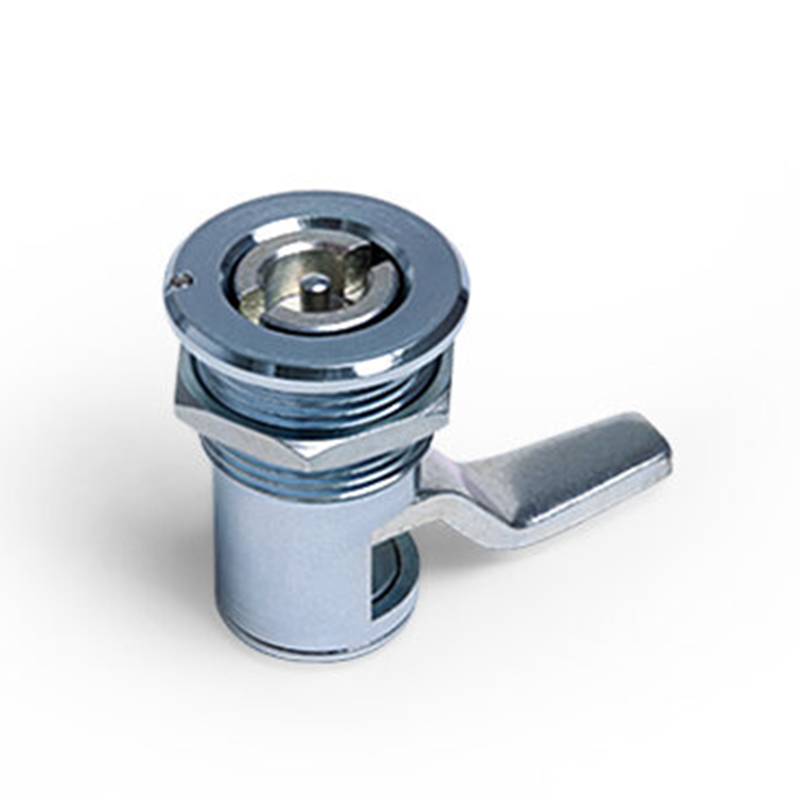 Compression latch, insert 360°+, brass, Double bit 3, stroke=7mm, hole distance=37-44mm adjustable