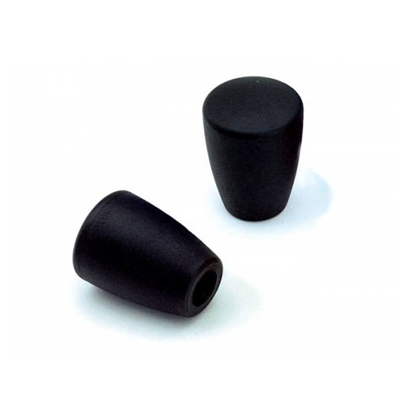 Conical knobs, glass fiber reinforced polyamide, female thread M6, D=25mm, H=34mm
