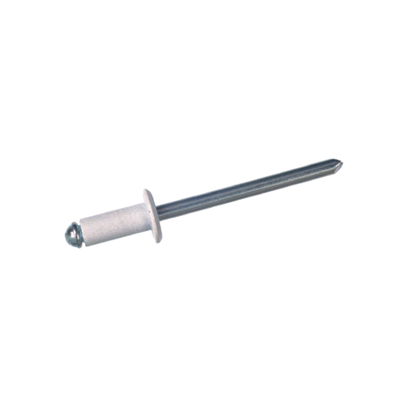 Blind rivet, open, dome head, aluminium, D=3, L=8, clamping range, min.=3