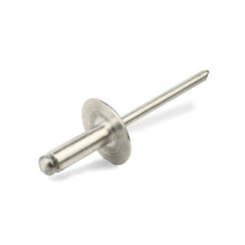 Blind rivet, open, large head, aluminium, D=4,8, L=16, clamping range, min.=10